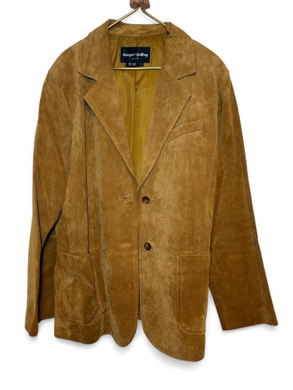 Vintage Margaret Godfrey Suede Women’s Jacket | 16 | EUC